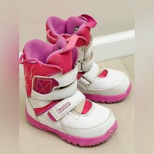 Burton GROM Girls Snowboard Boots youth size 1